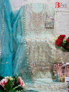 Bilqis B 241 A To D Organza Embroidery Bulk Pakistani Salwar Suit Orders In India